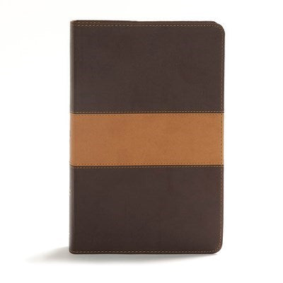 CSB Disciple's Study Bible-Brown/Tan LeatherTouch