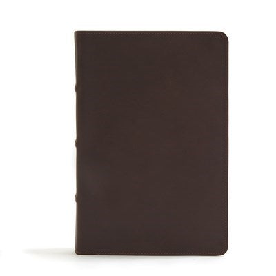 CSB Pastor's Bible-Brown Genuine Leather