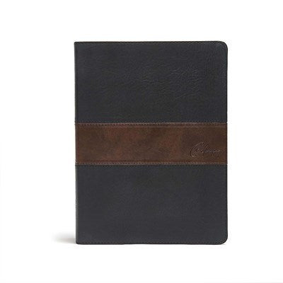 CSB Spurgeon Study Bible-Black/Brown LeatherTouch