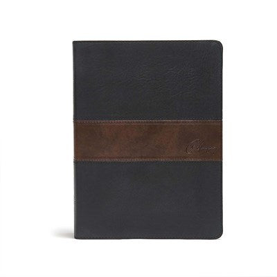 CSB Spurgeon Study Bible-Black/Brown LeatherTouch