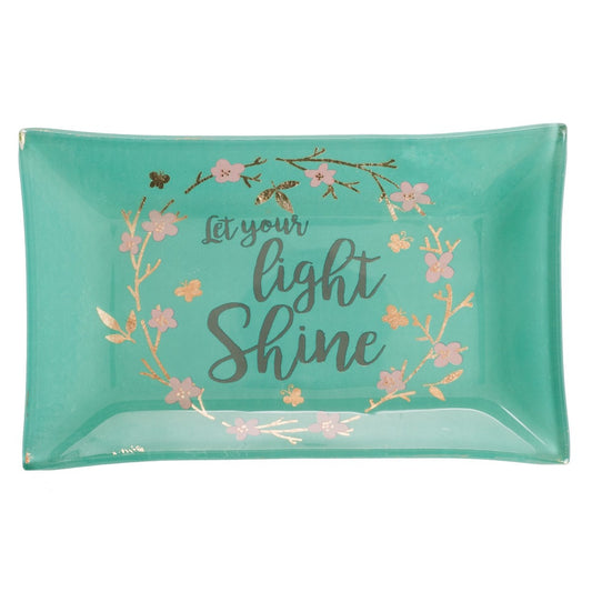 Trinket Tray-Let Your Light Shine (6 1/8" x 3 3/4")