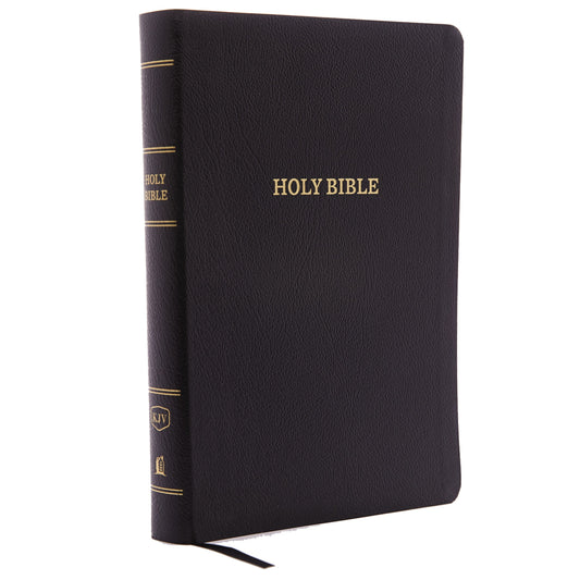 KJV Giant Print Reference Bible (Comfort Print)-Black Bonded Leather Indexed