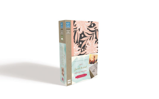 NIV Journal The Word Bible For Teen Girls-Floral Cloth Over Board