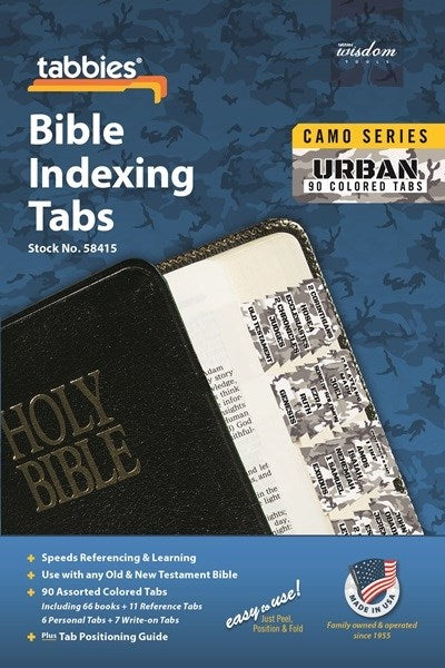 Bible Tab-Camo Series-Urban-Old & New Testament