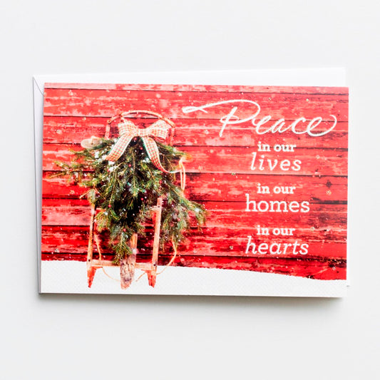 Card-Boxed-Christmas-Peace In Our Hearts (Box Of 18) (2024)