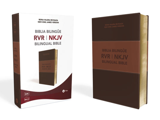 Span-RVR 1977/NKJV Bilingual Bible-Brown LeatherSoft