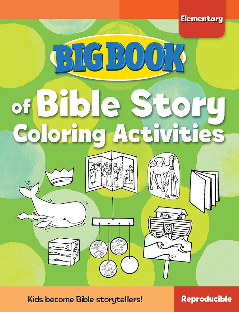 Big Book Of Bible Story Coloring Activities For Elementary Kids
