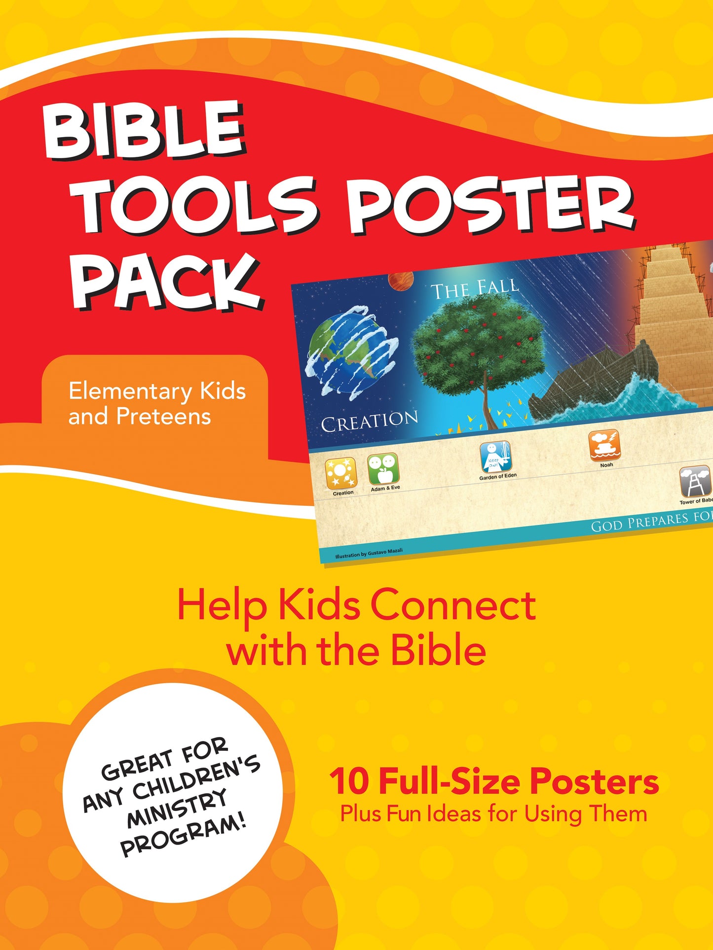 Bible Tools Poster Pack For Elementary Kids (Set Of 10)