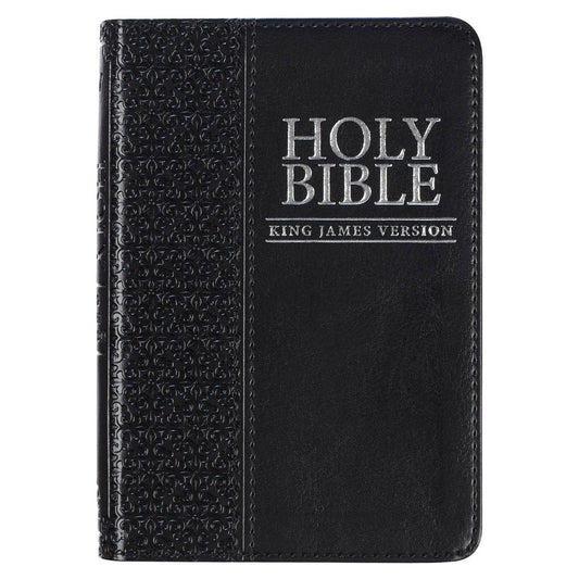 KJV Pocket Bible-Black Faux Leather