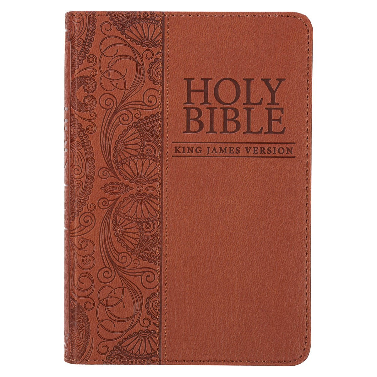 KJV Pocket Bible-Tan Faux Leather