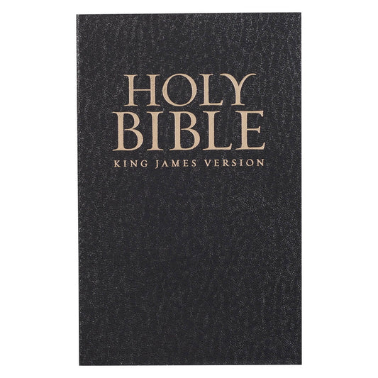 KJV Gift And Award Bible-Black Softcover