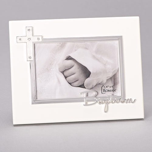 Frame-Baptism-Horizontal w/Script (7")