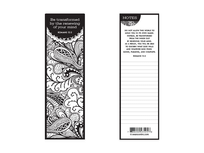 Bookmark-Be Transformed (Color Me!) (Pack Of 25)