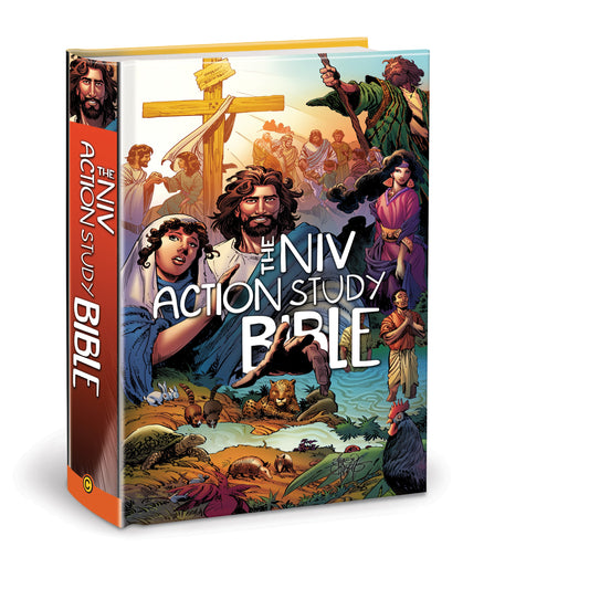 NIV The Action Study Bible-Hardcover (#144641)