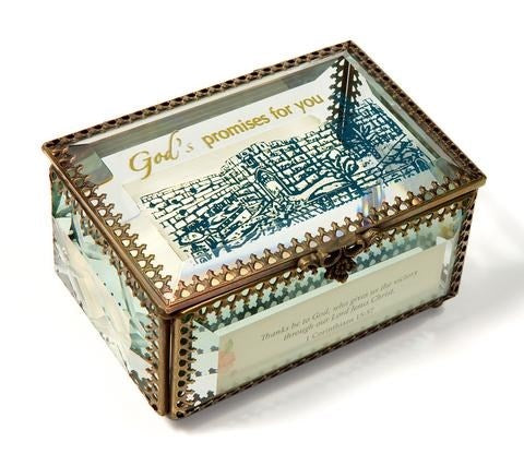 Promise Box-God's Promises For You w/120 Cards In Glass Box (#8238)