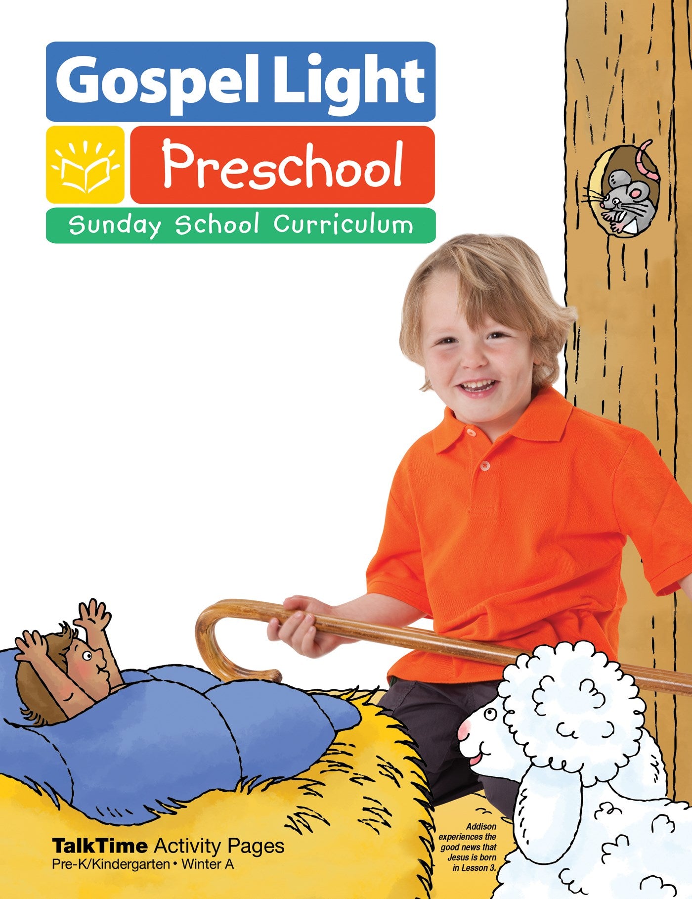 Gospel Light Winter 2025-2026: Pre-K/Kindergarten Talktime Activity Pages (Ages 4 & 5)-Year A (#2113)