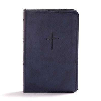 CSB Compact Bible (Value Edition)-Navy LeatherTouch