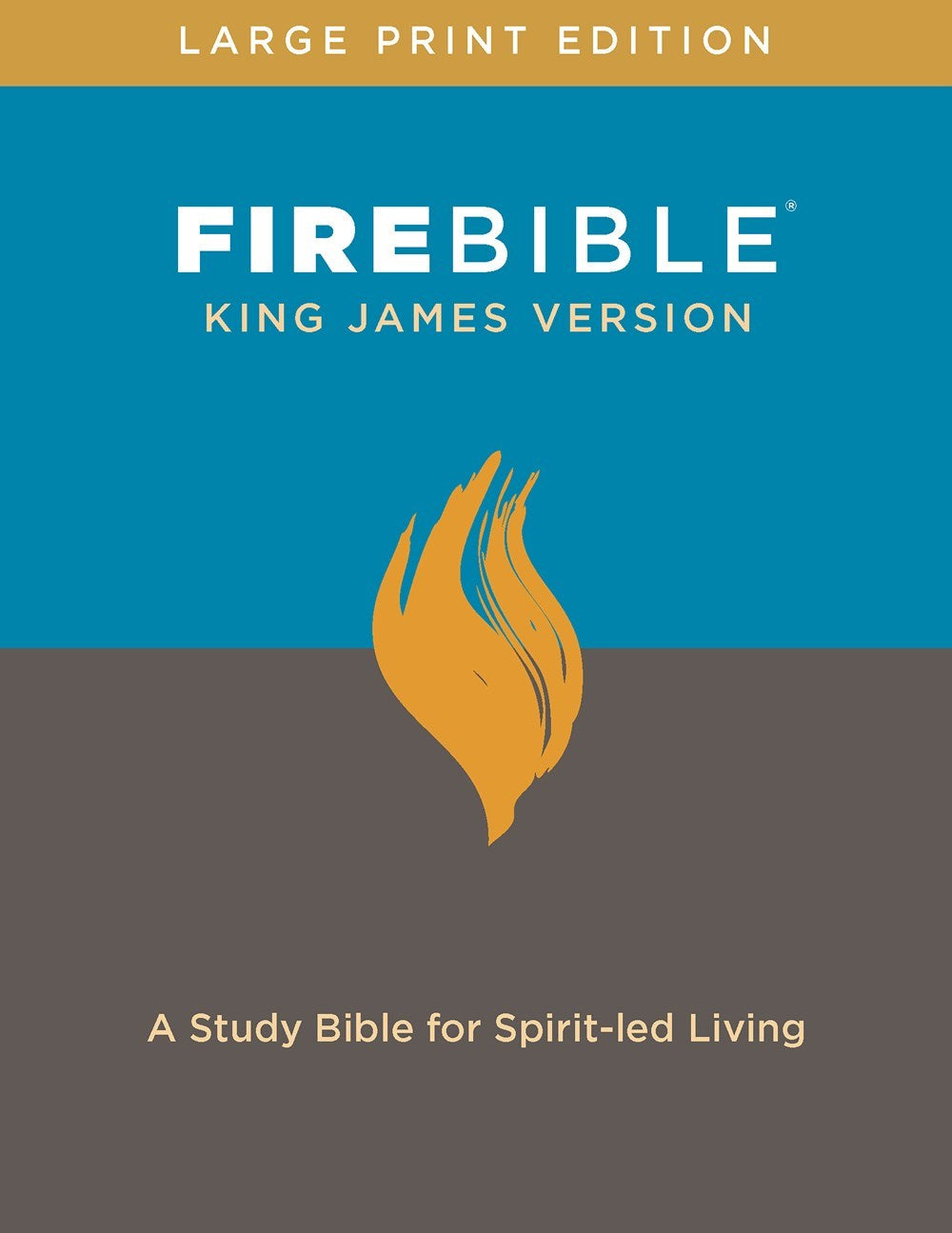 KJV Fire Bible/Large Print-Hardcover