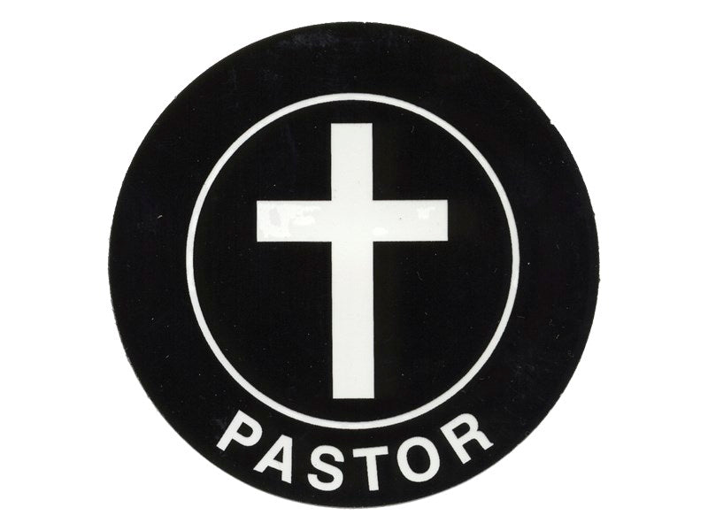 Decal-Pastor-Static Cling (Pack of 6)