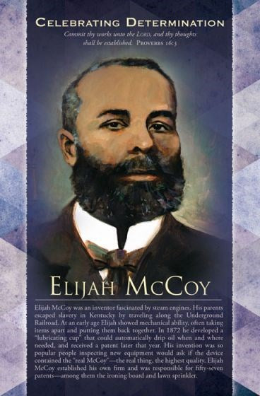 Bulletin-Elijah McCoy: Celebrating Determination (Black History) (Pack Of 100)
