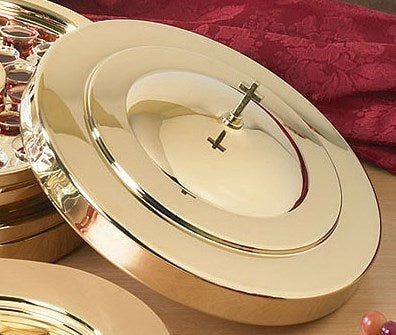 Communion Tray-Cover-Brass