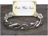 Bracelet-Eden Merry-Faith Hope Love Blessed