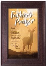 Framed Art-Words of Grace-Father's Prayer (8.5" x 12.5")