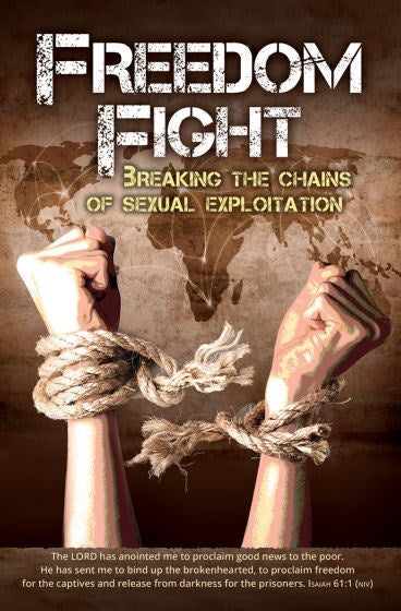 Bulletin-Freedom Fight: Breaking The Chains of Sexual Exploitation (Isaiah 61:1) (Pack Of 100)