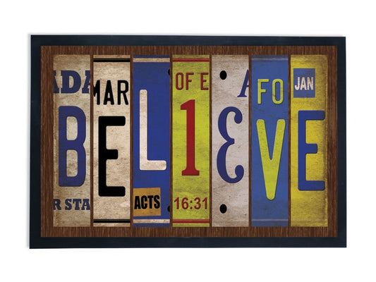 Doormat-Believe (28" x 18")