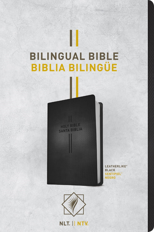 NLT/NTV Bilingual Bible (Biblia Bilingue)-Black LeatherLike