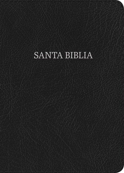 NVI Large Print Compact Bible (Biblia Compacta Letra Grande)-Black Bonded Leather Indexed