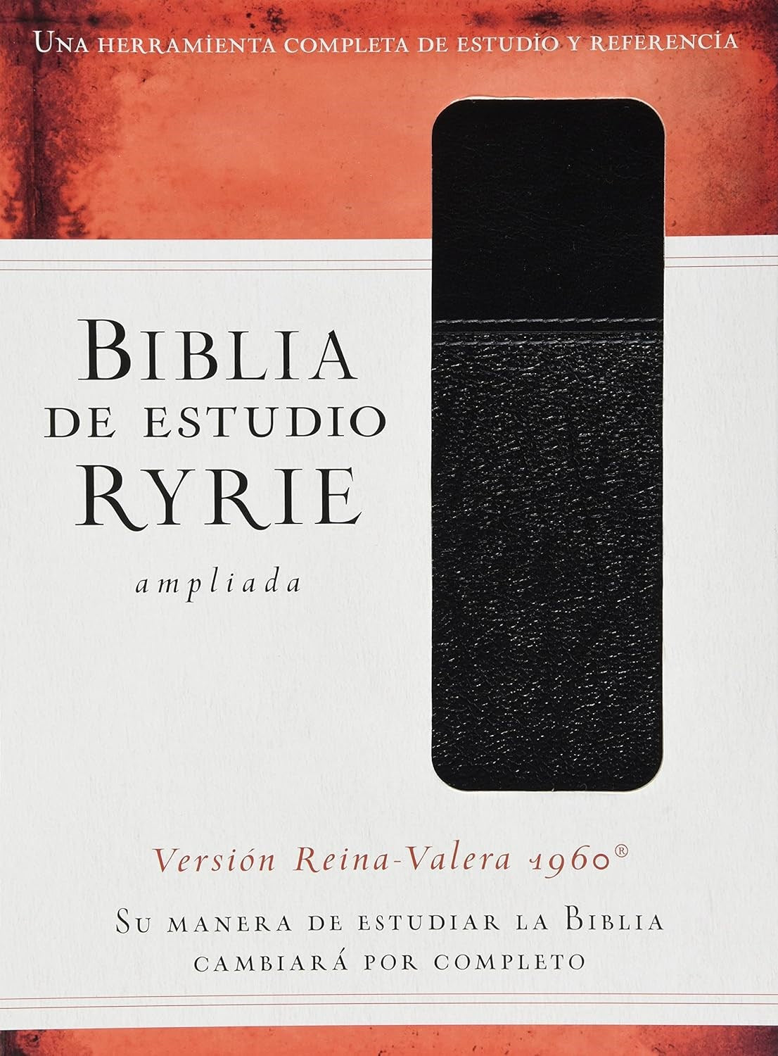 RVR 1960 Biblia de Estudio Ryrie Ampliada (Ryrie Study Bible  Expanded)-Black DuoTone Indexed
