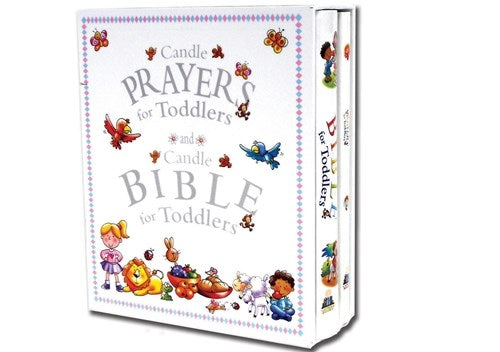 Candle Prayers For Toddlers And Candle Bible For Toddlers Set (2 Books)
