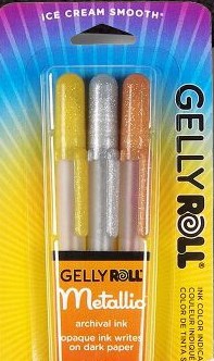 Pen-Gelly Roll Metallic (Set Of 3)
