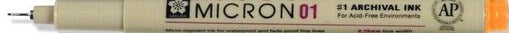 Pen-Pigma Micron (01) Fine Point Bible Note Pen-Orange