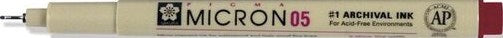 Pen-Pigma Micron (05) MED Point Bible Note Pen-Burgundy