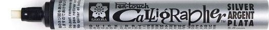 Pen-Touch Calligrapher (5 Mm) MED-Silver
