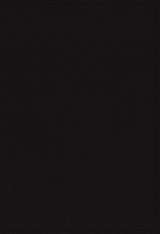 NKJV Study Bible (Comfort Print)-Black Premium Bonded Leather Indexed
