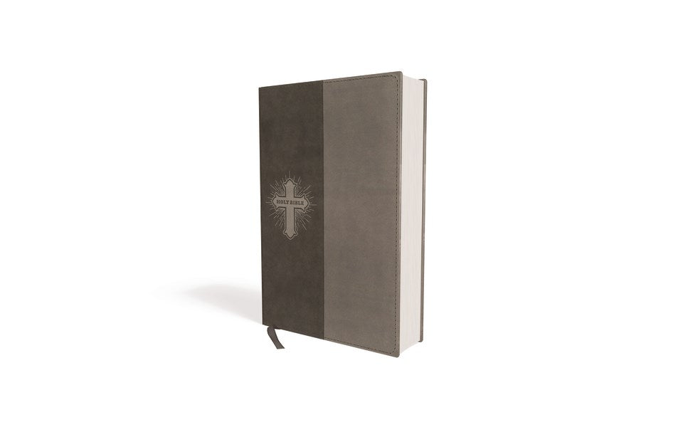 NIV Thinline Bible For Kids (Comfort Print)-Gray Leathersoft