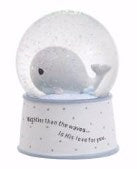 Snow Globe-Musical Whale (Brahms Lullaby) (5.75")