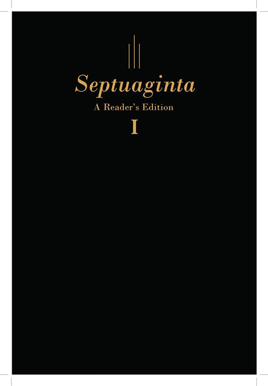 Septuaginta: A Reader's Edition-Flexisoft