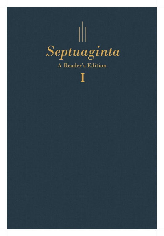 Septuaginta: A Reader's Edition-Hardcover