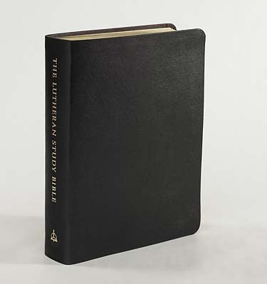 ESV Lutheran Study Bible-Black Bonded Leather