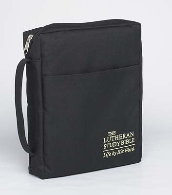 Bible Cover-Lutheran Study Bible (Regular Size)-Black