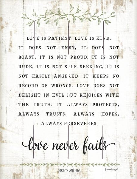 Rustic Pallet Art-Love Is Patient (16 x 20)