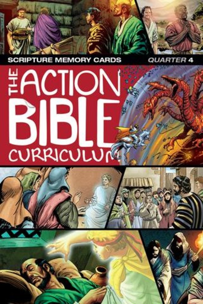 NIV The Action Bible Scripture Memory Cards Q4 (#145224)