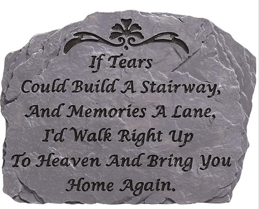 Garden Stone-Tears-Slate (10.5" x 8")