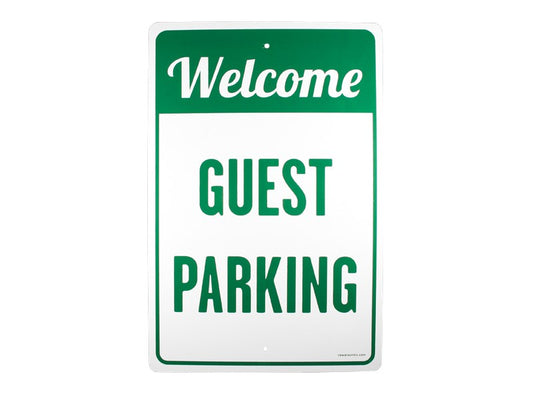 Sign-Welcome/Guest Parking