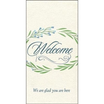 Guest Card-Welcome: We Are Glad You Are Here (Pack Of 50)