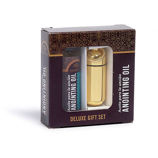 Anointing Oil Holder-Brass (Box Gift Set)